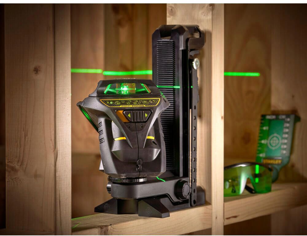 Рівень лазерний FatMax®MultilineGreen трипроменевий площинний самовирівнюючий, чемодан STANLEY FMHT1-77356