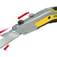 Ніж FATMAX EXO RETRACTABLE KNIFE завдовжки 190 мм з висувним трапецевидним лезом STANLEY FMHT0-10288