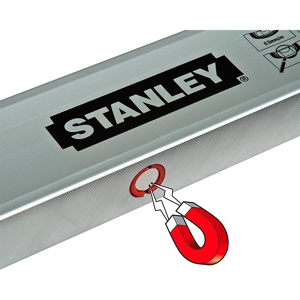Рівень Classic Box Level алюмінієвий довжиною 800 мм з двома капсулами і магнітами STANLEY STHT1-43112
